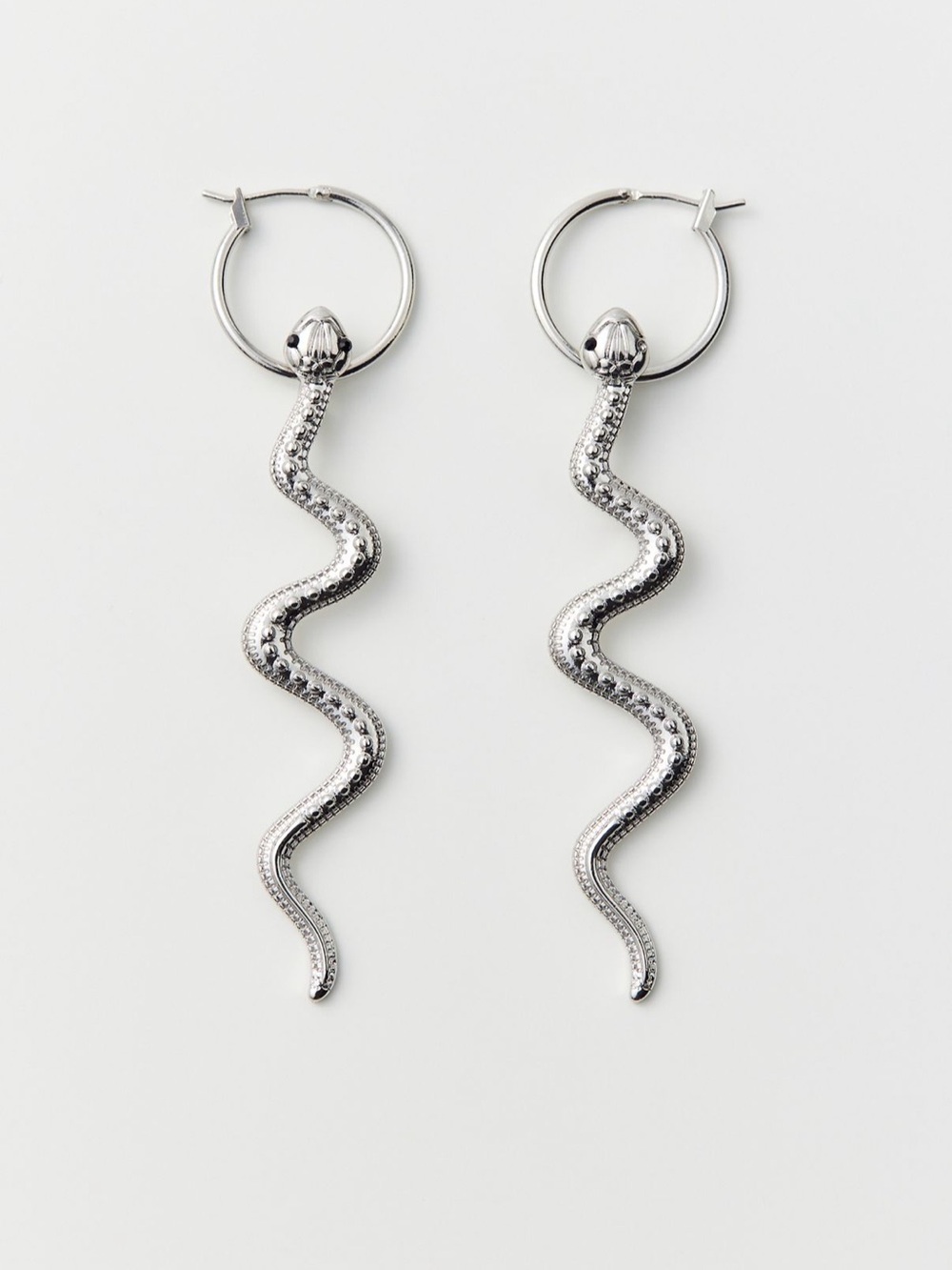 Snake Charm Hoop Earring